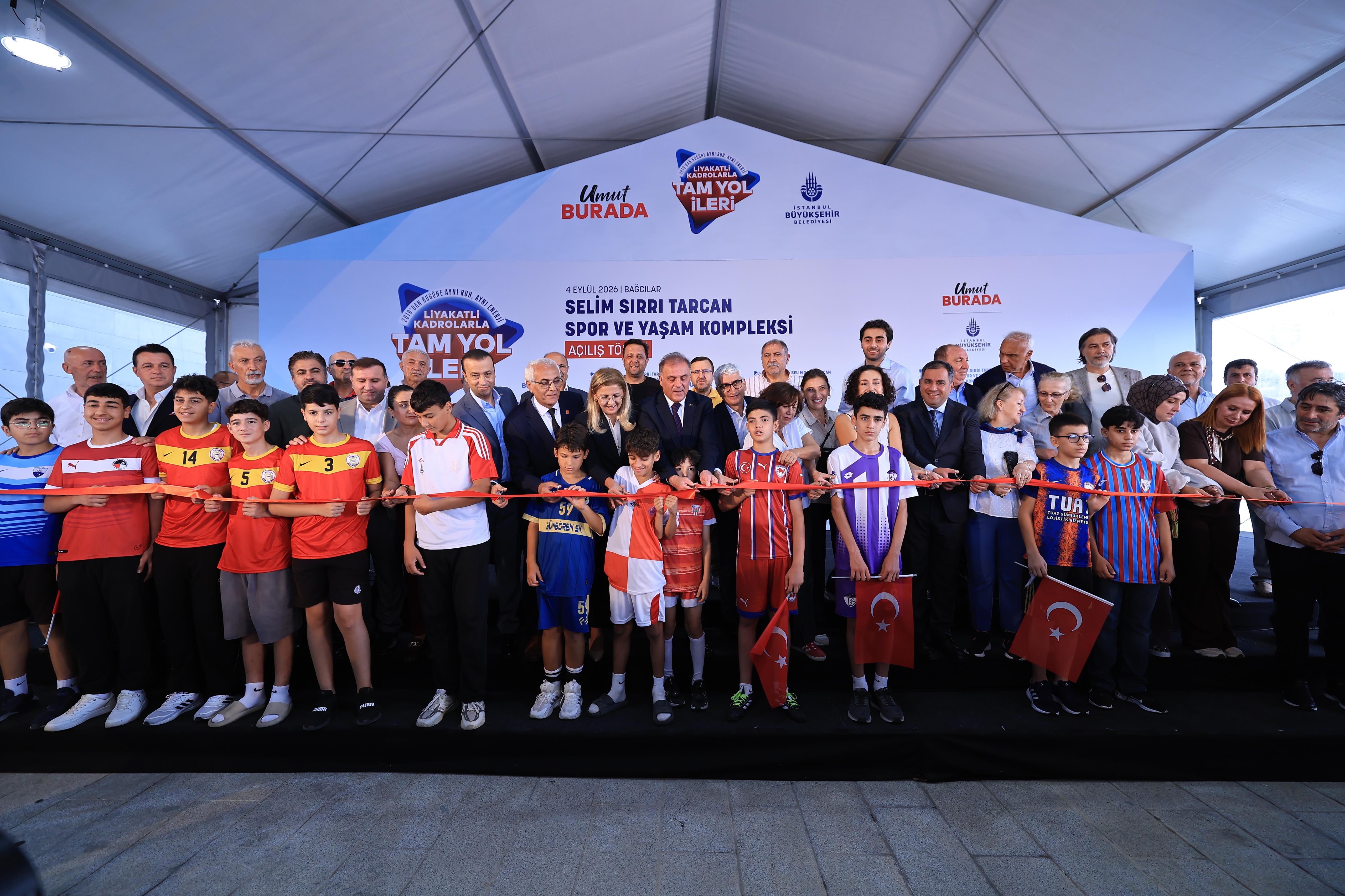 SELİM SIRRI TARCAN SPOR VE YAŞAM KOMPLEKSİ AÇILDI