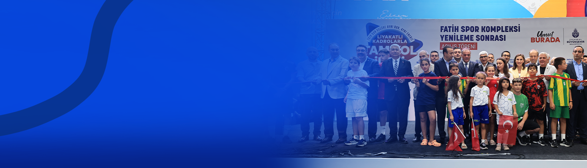 YENİLENEN İBB FATİH SPOR KOMPLEKSİ HİZMETE AÇILDI